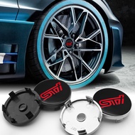 4Pcs/set 60mm STI Emblems Car Wheel Center Cap Covers Hubcaps Car Rims For STI Subaru Forester BRZ C