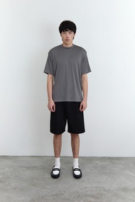 Signature Ruffle Tee - Stone