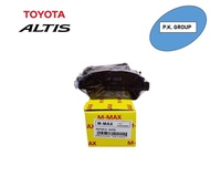 ผ้าเบรคหน้า Toyota Altis ปี2001-2007/ VIOS ปี2003-2006 ยี่ห้อ M-MAX