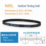 MXL rubber synchronous belt B516MXL B522MXL B525MXL B535MXL B544MXL B546MXL B550MXL B570MXL B583MXL 