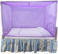 IBLAY 7x5 FT Blue Mosquito NET for Single Bed Maharani Quality Material - Mosquito Net Machardani Queen Size Bed