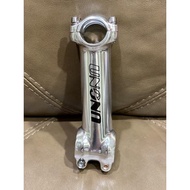 STEM STANG SEPEDA UNO 31.8MM 7/17 DERAJAT 110/120/130MM SILVER ALUMINUM ALLOY OUTDOOR - bicycle stor
