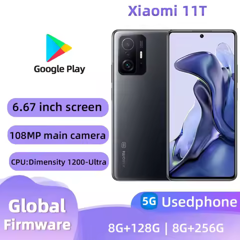 Xiaomi 11T 5g Smartphone CPU Dimensity 1200-Ultra 6.67 inches RAM 8GB ROM 128GB 108MP Camera Origina