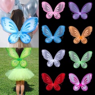 Kids Adult Fairy Wings Girls Butterfly Wings Costume Fairy Glitter Wings Cosplay Outfits