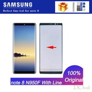 New LCD Bekas Asli Untuk SAMSUNG Galaxy Note8, Pengganti LCD Layar Sen