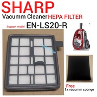 (FREE SPONGE) Sharp Vacuum Hepa Filter EC-LS20-R / EC-LS20 / ECLS20R / EC-LS18 / EC-LS18-R / ECLS18R