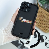 HP New Lanyard Texture Embroidery Casing Infinix Smart 9 8 Hot 50I 40I Hot 50 Pro Plus Itel P55 4G A