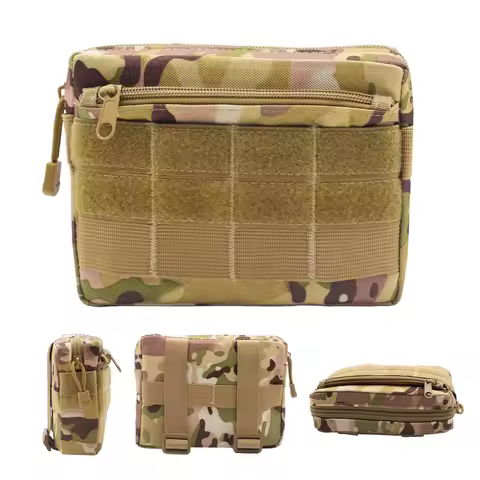 EDC Waist Bag Outdoor Camping EDC Tool Pouch Wallet Fanny Backpack Phone Bag Nylon Molle Hunting Wai