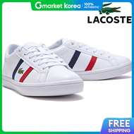 Lacoste | Straight Set White 7-40Cfa000965T Brand Womens Comfortable Leather White Flat Sneakers
