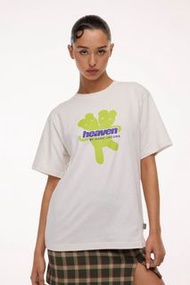 Heaven by Marc Jacobs logo t-shirt t恤 白色 綠色 可愛