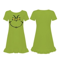 Dr. Seuss How The Grinch Stole Christmas Cosplay Green Fur Monster Grinch Childrens Jumpsuit Tights