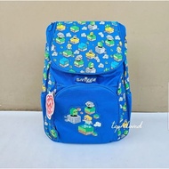 Smiggle backpack bricks blue