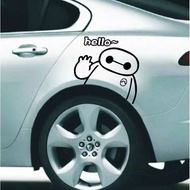 Cute Baymax car stickers, the latest Baymax robot stickers