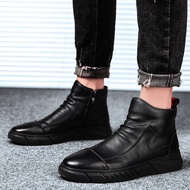 Ready Stock Bota Korean boots men men boots high boots men black boots ankle boots High Cut Shoes Martin boots leather boots Boots for men boots booties Martin boots Ankle Boots for men high boots Chelsea boots leather shoes formal shoes