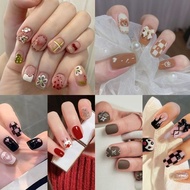 Korean Fake Nails Aesthetic Part 2 | Kuku Palsu Murah Wedding Nail Art