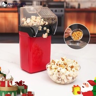 QUENNA Hot air Popcorn makerr EU/US/UK Oil-Free Family Fun Transparent Lid Popcorn Maker Party Home 