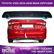 Toyota Vios 2014 - 2023 Rear Bumper Diffuser / Rear Bumper Kit / Lip Diffuser Rear Diffuser Kit