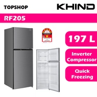 KHIND 197L Refrigerator RF205 ELBA FRIDGE 240L KHIND 2 DOOR FIRDGE ELBA 2 DOOR FIRDGE KHIND 2 DOOR F