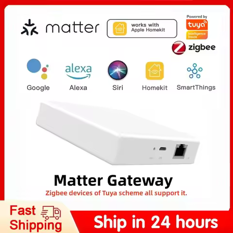 Tuya Matter Thread Hub Zigbee Bridge Matter Gateway Hub Siri voice control Homekit Smartthing Smart 
