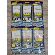 A007 - ASARI SABIKI 666 (FLASHER) HOOK MATA APOLLO PANCING FISHING APOLLO (FROM OAG)