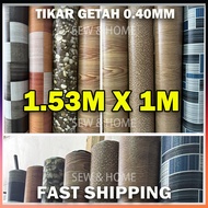 Tikar Getah Quality Lantai 5 Kaki Tebal 0.40mm 1.53M x 1M PVC Flooring Roll Segulung Ready Stock