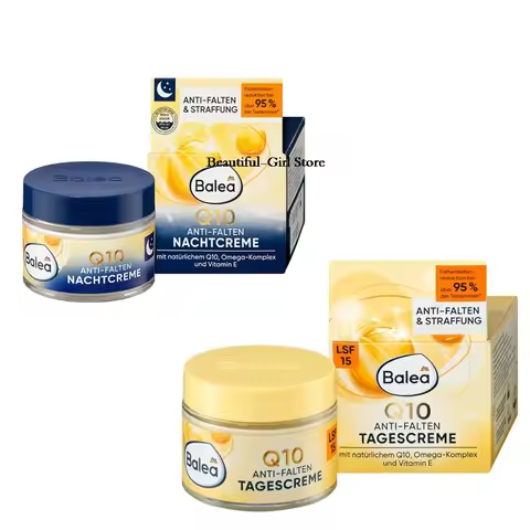 Balea Q10 Deep Nourishing Anti-Wrinkle Day Cream, Enriched With Omega Complex, Awakens Skin's Youthf