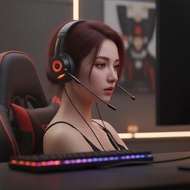 Type-C 3.5mm Wired Earbuds With Mic Stereo Bass Headphones For Mobile Phone Computer E-Sports Games 