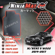 𝗡𝗶𝗻𝗷𝗮𝗠𝗮𝘁 Mercedes Benz S-Class W222 2014-2017 Car Floor Mat and Carpet