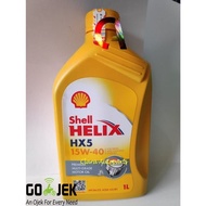 OLI SHELL HX5 SAE 15W-40 OLI SHELL HELIX HX5 OLI MOTOR BEBEK MATIC