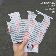 Full Matte PPF Back Cover for IP 16 Pro Max / 16 Pro / 16 Plus / 16