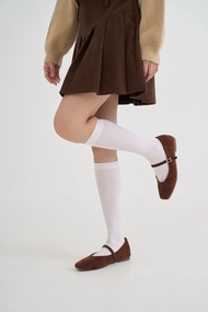 Velvet buckle me แมรี่เจนหนังกึ่งกำมะหยี่ สีสวยหวานหรู นุ่มมาก