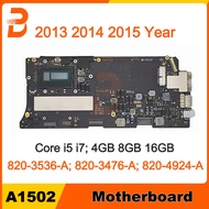 Tested Laptop A1502 Motherboard For Macbook Pro Retina 13" A1502 Logic Board i5 i7 2013 2014 2015 Ye