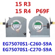 New original cpu cooling fan cooler for Dell Alienware 15 R3 / 15 R4 / P69F EG75070S1-C260-S9A EG750