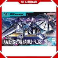 BANDAI HGGQ 1/144 XAVIER'S GYAN HAKUJI-PACKS GUNDAM Model Kit GQuuuuuuX XAVIERS