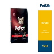 Reflex Plus Cat Dry Food Adult Lamb & Rice 15kg