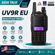 MALAYSIA READY STOCK | ASIA TALK UV9R EU Professional Walkie Talkie Dual Band Portable Two Way Radio