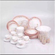 HOT🔥LANGKAWI ORIGINAL ARCOPAL 46PCS ROUND DINNER SE dapat giff 6 pcs gelas 1 pcs jug