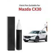 Paint Pen Suitable for Mazda Cx30 Paint Fixer Pearl White Platinum Steel Gray Soul Red Cx30 Car Supp