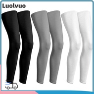 LUOLVUO 1 Pairs Long Leg Sleeve Summer Outdoor Sports UV Protection Football leg sleeve