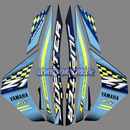 Striping Decal Polet Sticker Yamaha Jupiter Z1 2025 Cyan Metallic color