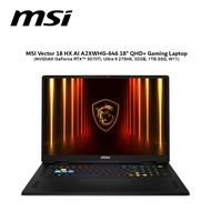 MSI Vector 18 HX AI A2XWHG-646 18" QHD+ Gaming Laptop ( NVIDIA® GeForce RTX™ 5070Ti, Ultra 9 275HX, 