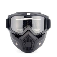 TITIK TIGA Google Mask Helm Masker Google / Google Glasses Kacamata + Masker Retro - Google Mask Kac