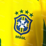 2002 World Cup 02 Brazil Home Football Uniform No. 9 Ronaldor Xiaoluo Short-Sleeved Jersey Training 