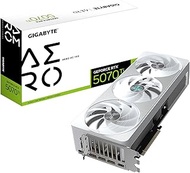 GIGABYTE GeForce RTX 5070 Ti AERO OC 16G Graphics Card, 16GB 256-bit GDDR7, PCIe 5.0, WINDFORCE Cool