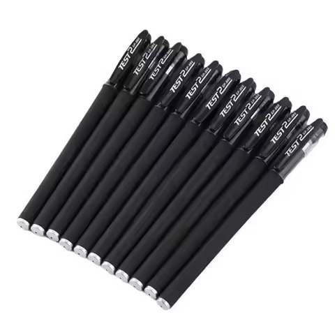 10pcs For office use, business signature pen, premium ink ballpoint pen, smooth writing, suitable fo