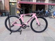 TWITTER R10 Pink RS-24 Speed Pure Hydraulic Disc Brakes Full Innerline Carbon Fiber Road Bike 50 Kni