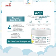 Bambi Baby Sleepy Time Calming Rub Cream 40g | Soothing Cream for Warming Baby's Body [GST]
