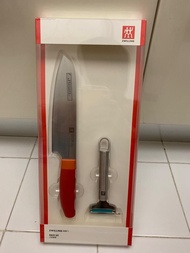 孖人牌刀具套裝：日式廚刀+可動瓜刨 Zwilling Now S Knife Set：Knife & Peeler
