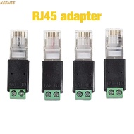 KEENEMY RJ45 to RS485 Converter, RJ45 Male Connector  Adapter RJ45 Terminal Adapter, Splitter 2PIN T