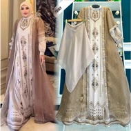 BEST SELLER GAMIS SHELLASAUKIA GAMIS DRESS KATUN SET HIJAB ORI BY SHELLASAUKIA
